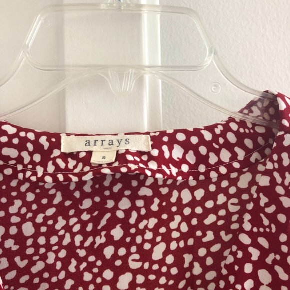 Arrays Red Blouse - Picture 3 of 5